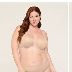 Cacique Bra Smooth Boost Plunge Bra Size 34DDD/F NWOT